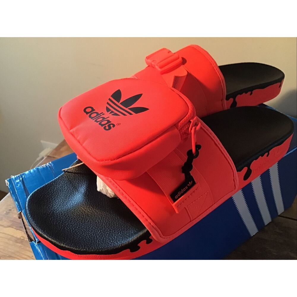 Adidas Pouchylette Slides GY1009 Women’s 11 NEW With Box - Picture 3 of 6
